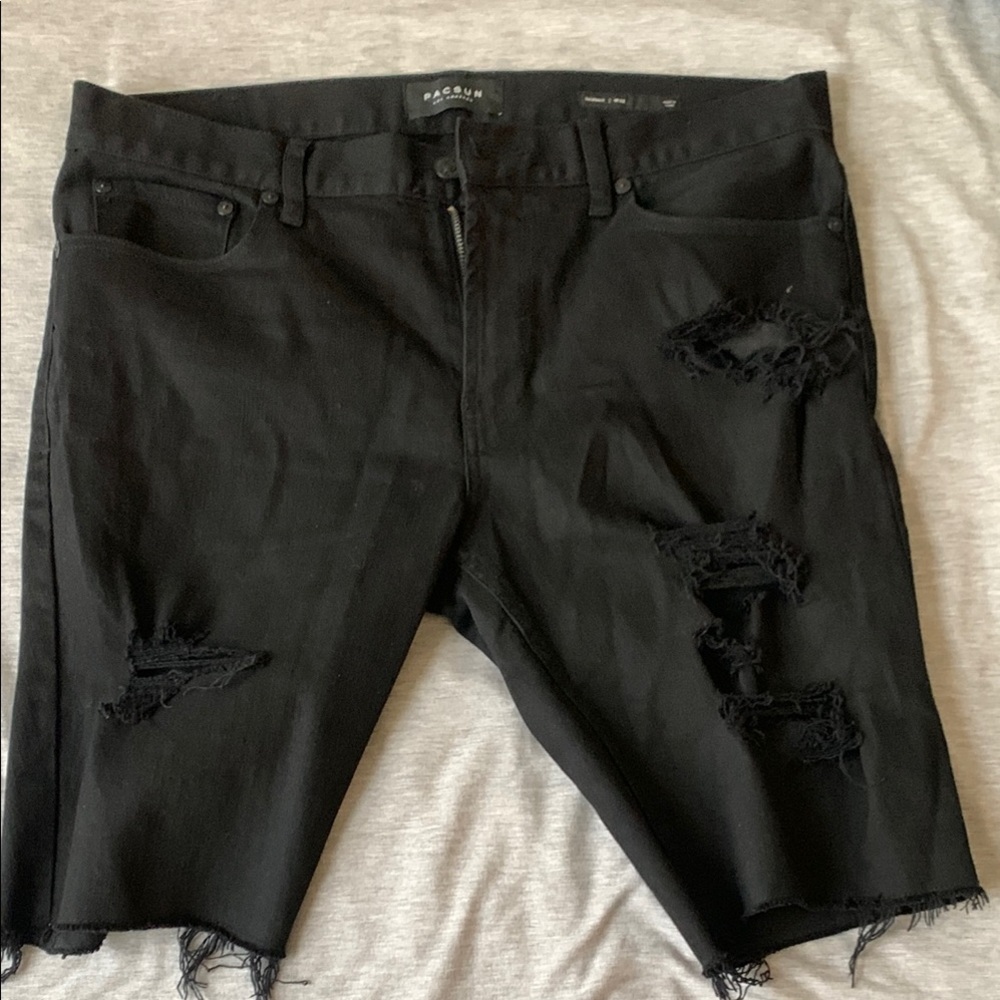 PacSun Black Skinny Jeans Distressed
